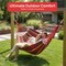 Gardenised Outdoor Hanging Hammocks for Leisure and Relaxation Use